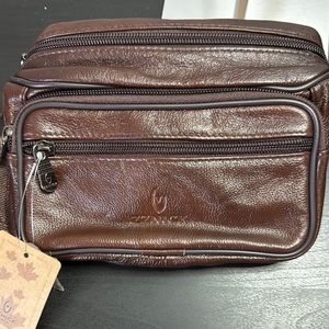 Brown Leather Belt Bag